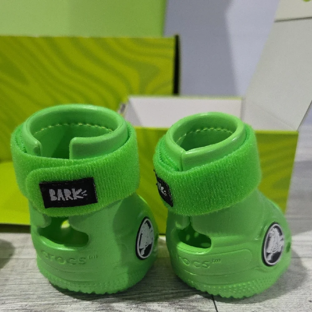 Barkbox CROCS MEDIUM Lime Green For DOGS